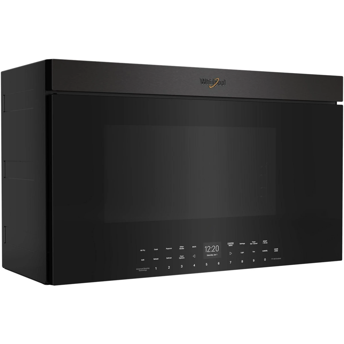 Microocampana Whirlpool Air Fry Negro Antihuella - WMMF7530RV