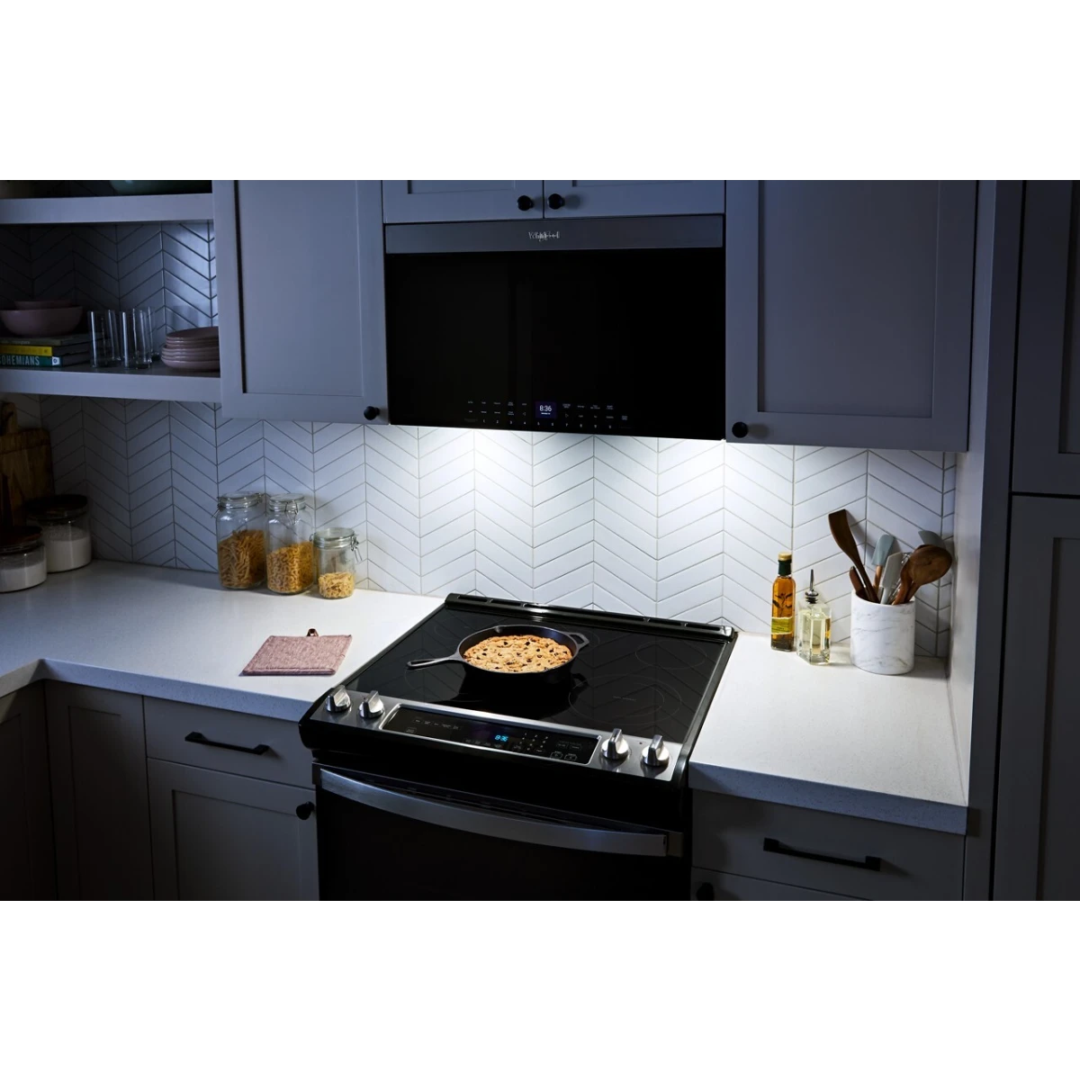Microocampana Whirlpool Air Fry Negro Antihuella - WMMF7530RV
